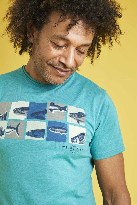 Cabano Weird Fish Fish Anatomy Eco T-Shirt R Green
