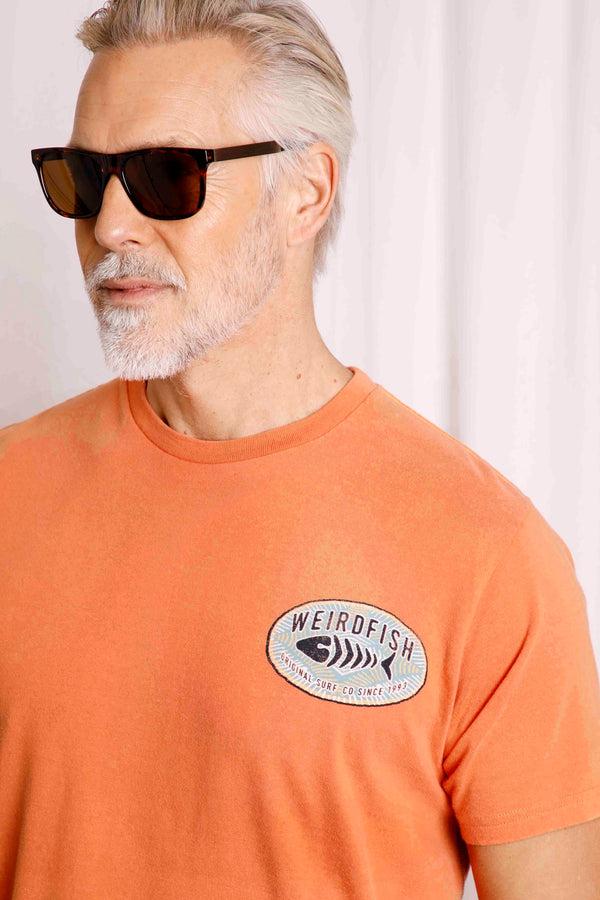 Cabano Weird Fish Original Surf T-Shirt O K Orange