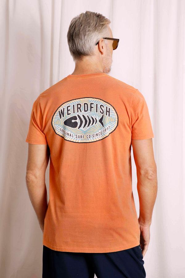 Cabano Weird Fish Original Surf T-Shirt O K Orange