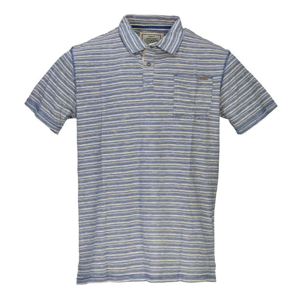 cabano Weird Fish Pique Polo Shirt K Blue