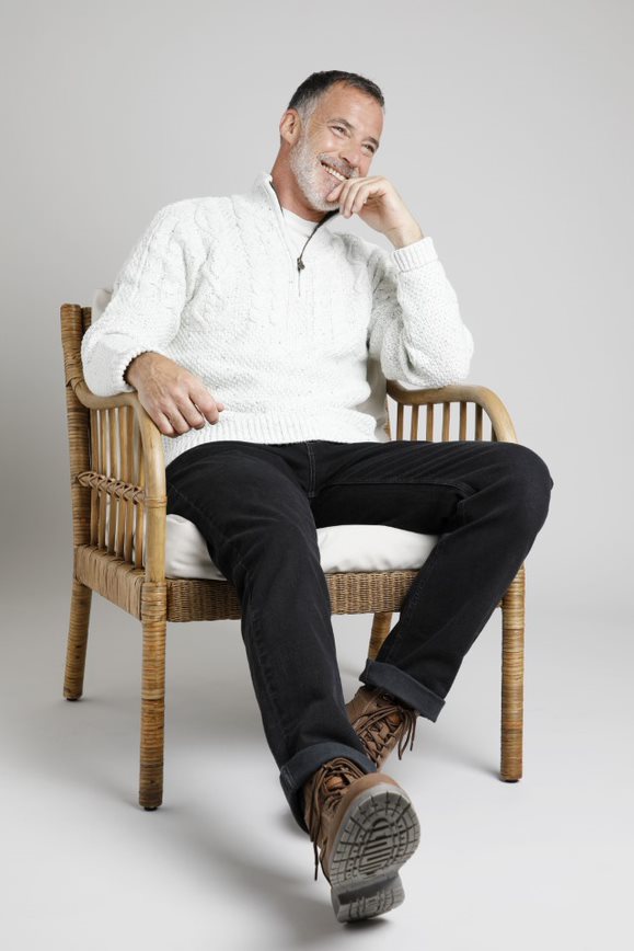 Cabano Weird Fish Ponty 1/4 Zip Jumper E K White