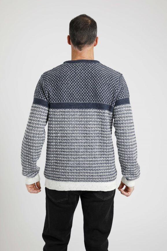 Cabano Weird Fish Ralph Round Neck Jumper K Blue