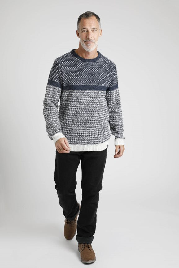 Cabano Weird Fish Ralph Round Neck Jumper K Blue