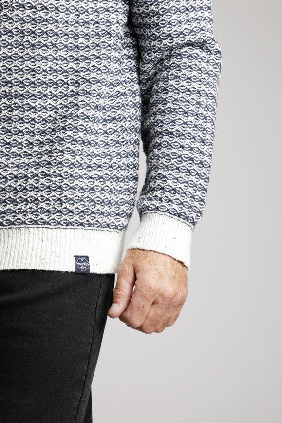 Cabano Weird Fish Ralph Round Neck Jumper R Blue