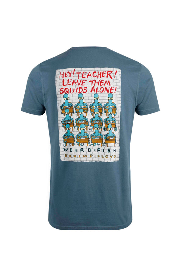 Cabano Weird Fish Squids T-Shirt Mb K Mid Blue
