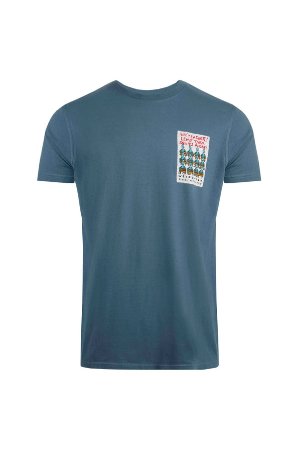 Cabano Weird Fish Squids T-Shirt Mb R Mid Blue