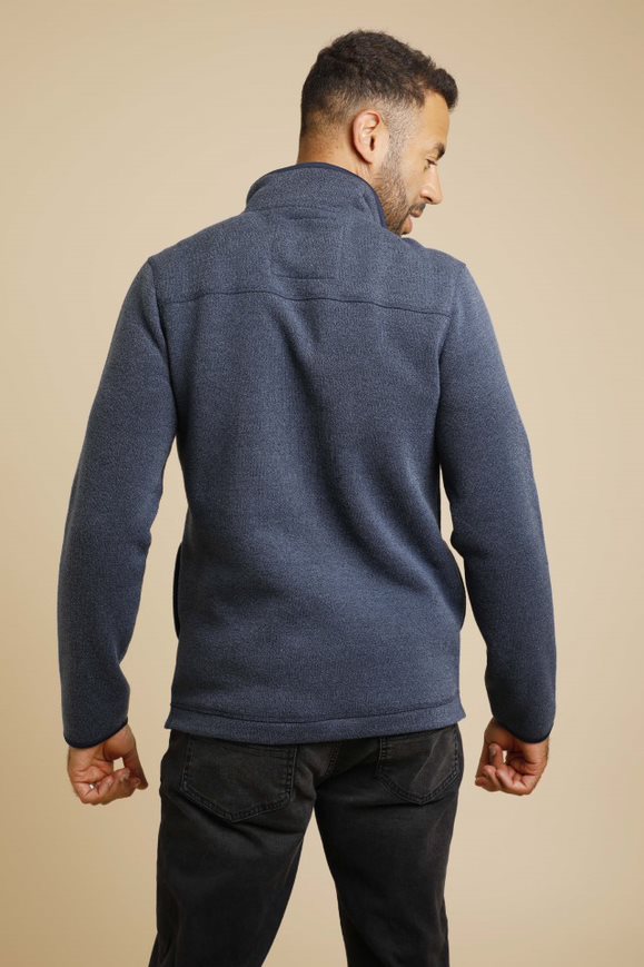 Cabano Weird Fish Stowe Recycled 1/4 Zip N R Navy