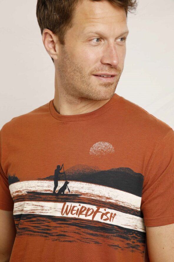 Cabano Weird Fish Sup Dog T-Shirt O K Orange