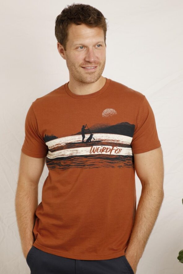 cabano Weird Fish Sup Dog T-Shirt O K Orange