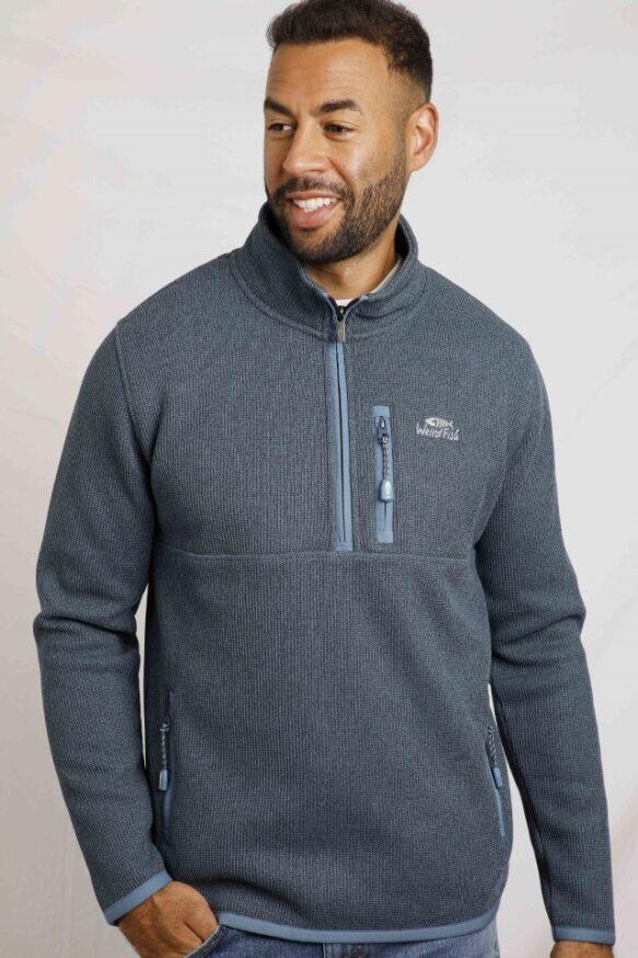 cabano Weird Fish Turlock Fleece B R Blue