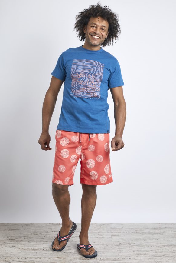 Cabano Weird Fish Wavelength T-Shirt K Dark Blue