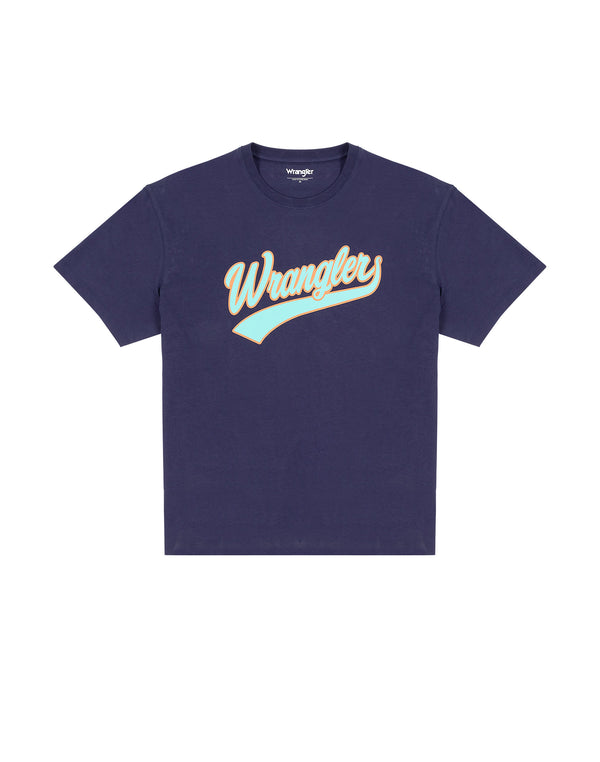 Cabano Wrangler Branded Eclipse T-Shirt R Navy