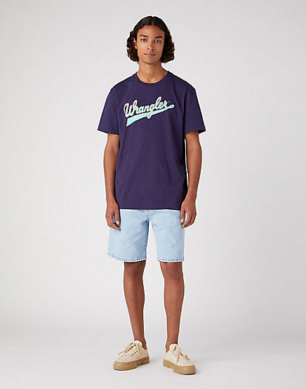 Cabano Wrangler Branded Eclipse T-Shirt R Navy