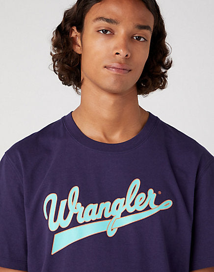 cabano Wrangler Branded Eclipse T-Shirt R Navy