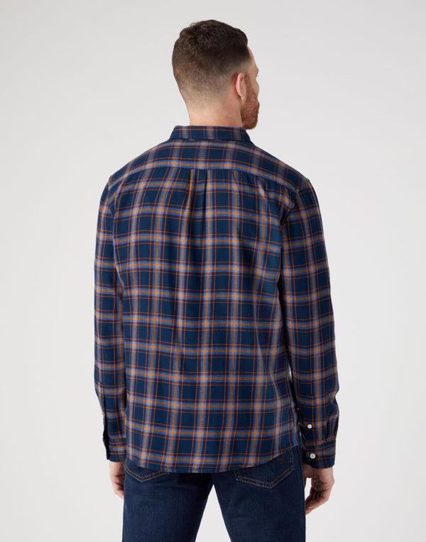 Cabano Wrangler Check Shirt 1050 R Navy