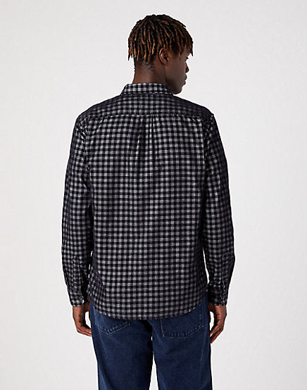 Cabano Wrangler Check Shirt 24Aw02 K Black
