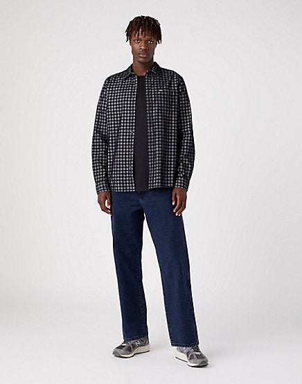 cabano Wrangler Check Shirt 24Aw02 K Black