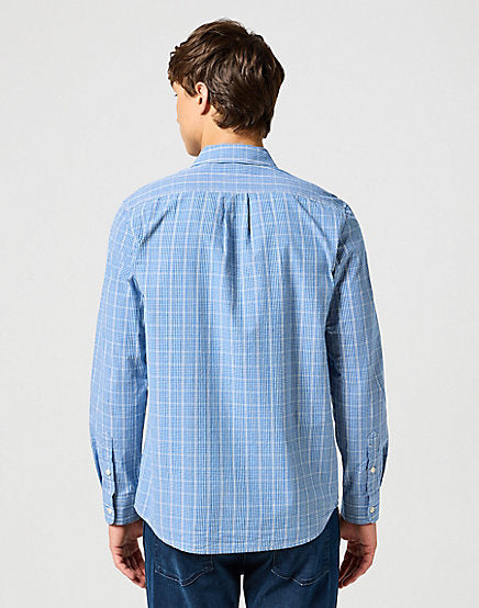 Cabano Wrangler Check Shirt 7222 B R Blue