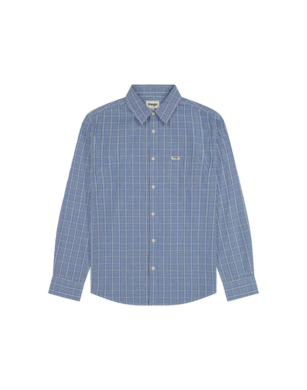 cabano Wrangler Check Shirt 7222 B R Blue