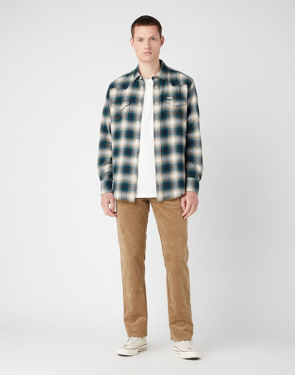 Cabano Wrangler Check Shirt Matc 1919 R Green