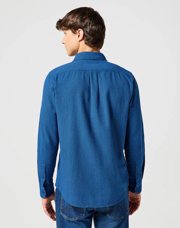 Cabano Wrangler Flannel Shirt 7220 B R Blue