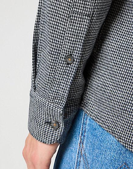 Cabano Wrangler Flannel Shirt 7253 Dg K Dark Grey