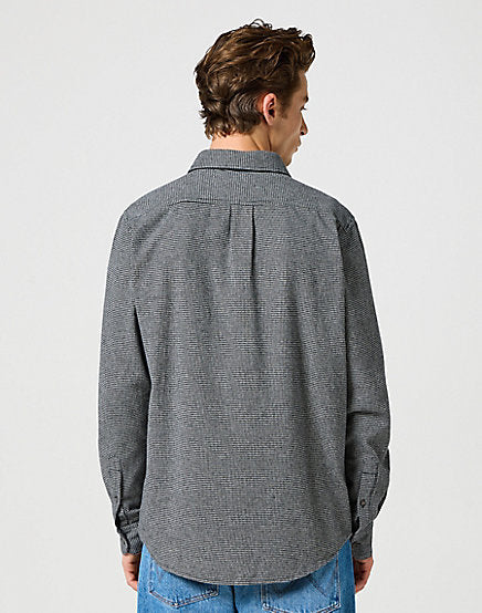 Cabano Wrangler Flannel Shirt 7253 Dg R Dark Grey