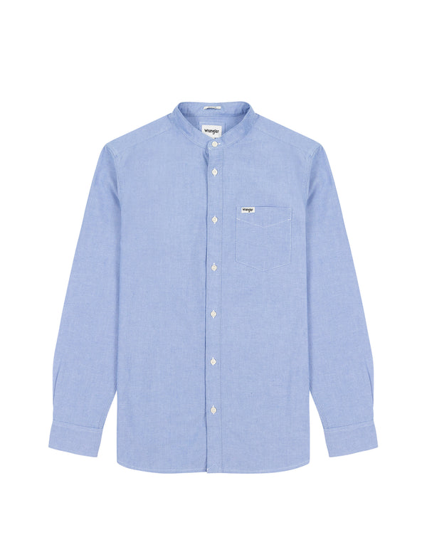 cabano Wrangler Grandad Shirt Bmx50 K Blue