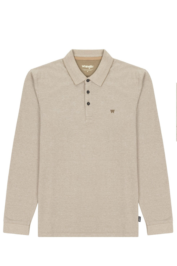 Cabano Wrangler Long Sleeve Polo 1120 K Beige