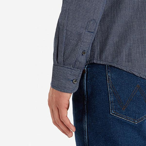 Cabano Wrangler Navy Button Down Shirt R Navy