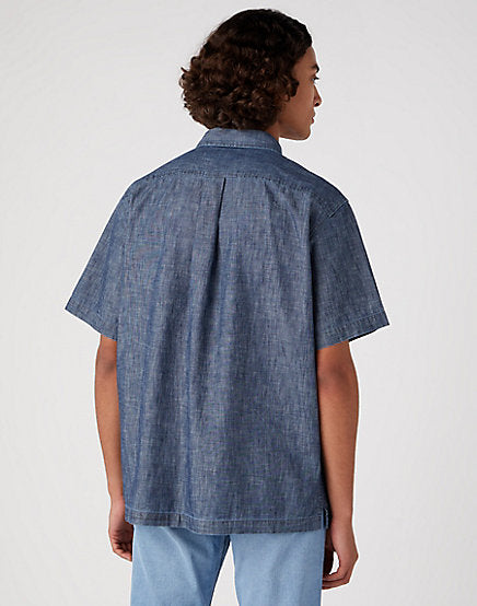 Cabano Wrangler Shacket Shirt Nxx R Dark Blue