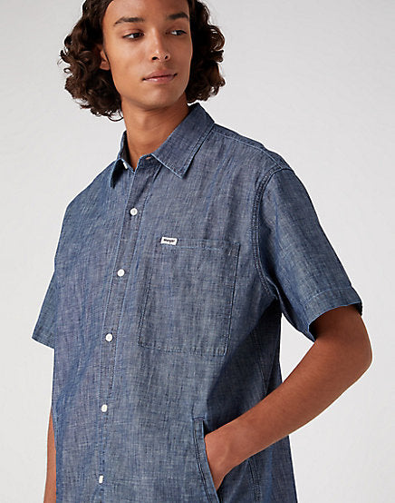 cabano Wrangler Shacket Shirt Nxx R Dark Blue