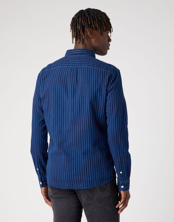 Cabano Wrangler Striped Shirt 1057 R Navy