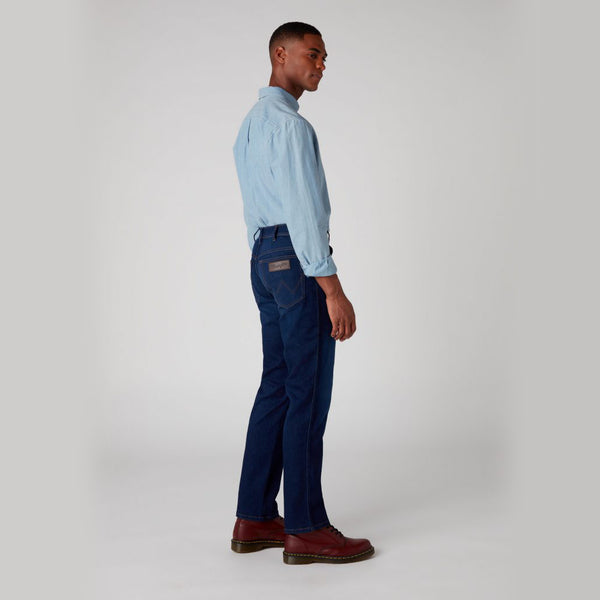 cabano Wrangler Texas Dark Blue Jeans R Dark Blue