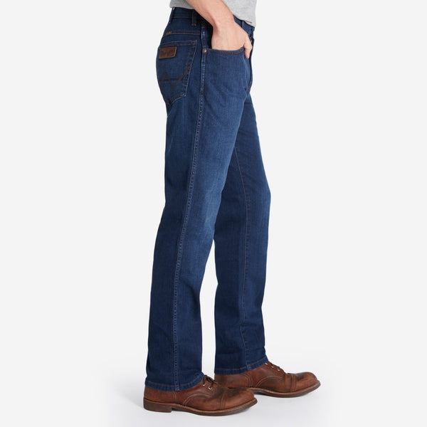 cabano Wrangler Texas Darkstone Jeans R Dark Blue