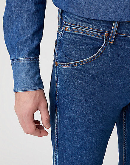 Cabano Wrangler Texas Icon Jeans 11Mwz R Mid Blue