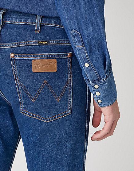 cabano Wrangler Texas Icon Jeans 11Mwz R Mid Blue
