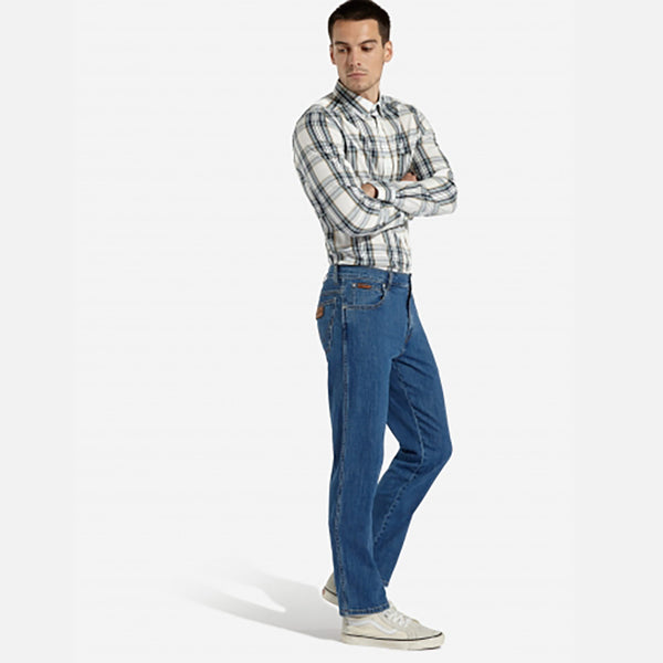 cabano Wrangler Texas Jeans R Dark Blue