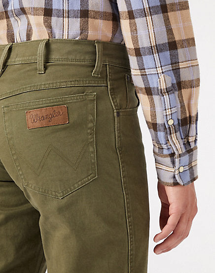Cabano Wrangler Texas Military Green Jeans R Green