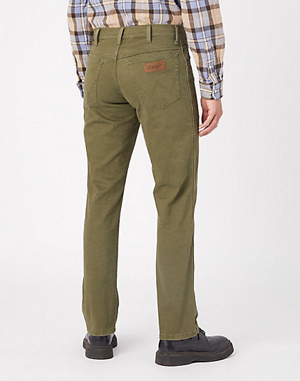 cabano Wrangler Texas Military Green Jeans R Green