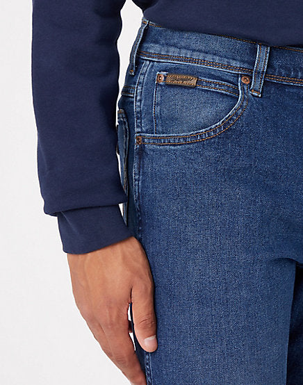 Cabano Wrangler Texas The Rock Jeans R Mid Blue