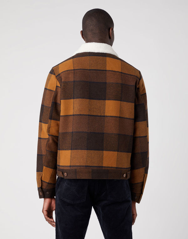 Cabano Wrangler Wool Trucker Jacket 1915 K Beige