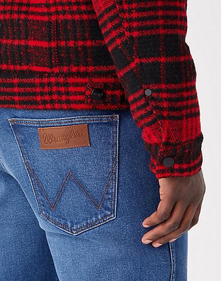 Cabano Wrangler Wool Trucker Jacket R Red