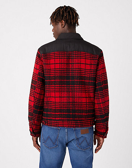 cabano Wrangler Wool Trucker Jacket R Red