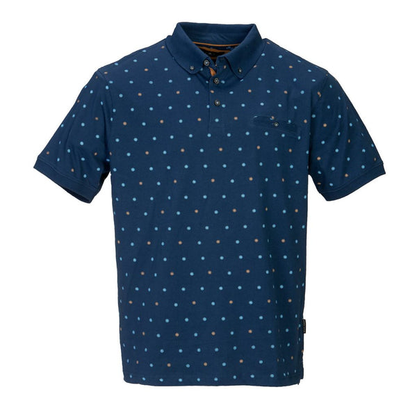 cabano Chris Cayne Button Down Collar T-Shirt R Blue Chris Cayne Button Down Collar T-Shirt R Grey