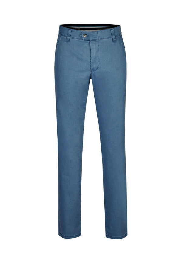 Cabano Club Of Comfort Denver 7901 Cotton Trousers B K Blue
