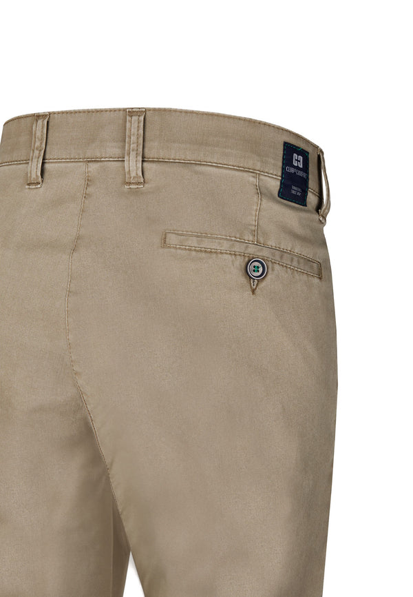 Cabano Club Of Comfort Denver 7901 Cotton Trousers Bg K Beige