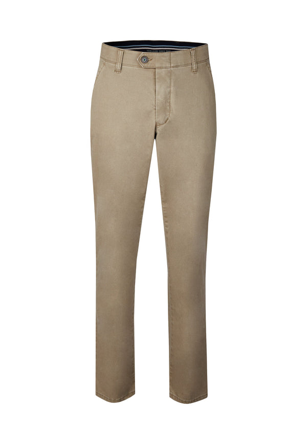 Cabano Club Of Comfort Denver 7901 Cotton Trousers Bg R Beige