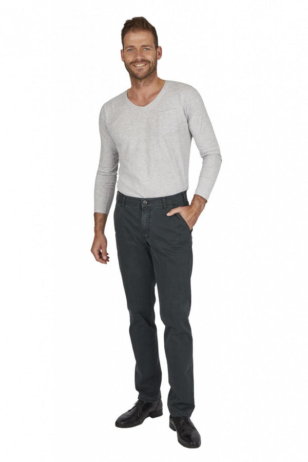 Cabano Club Of Comfort Garvey 6421 N Cotton Trousers R Dark Blue