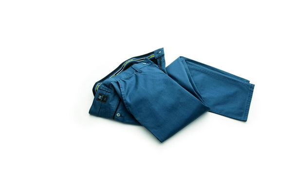 cabano Club Of Comfort Garvey 8102 Cotton Trousers B R Blue